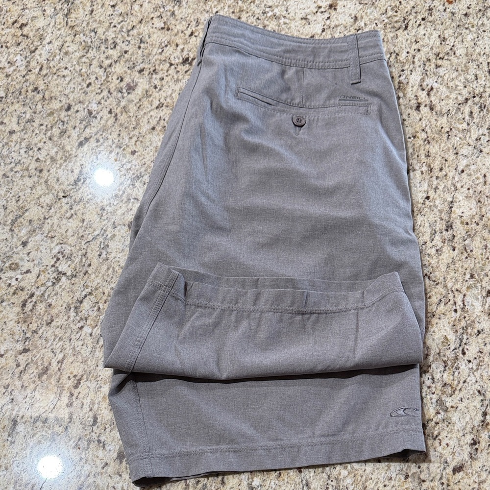 O'Neill Men's Gray Athletic Shorts